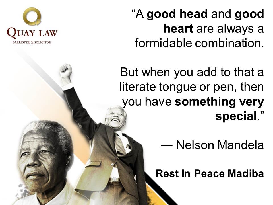 Rest in Peace Madiba – Nelson Mandela dies Nelson Mandela Dies Message From The Auckland Law Firm Team